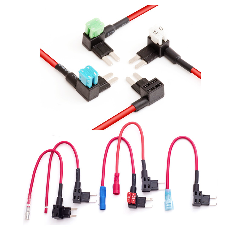 MICRO2插片保險絲取電器，長(cháng)腳插片取電器FKY-Q04
